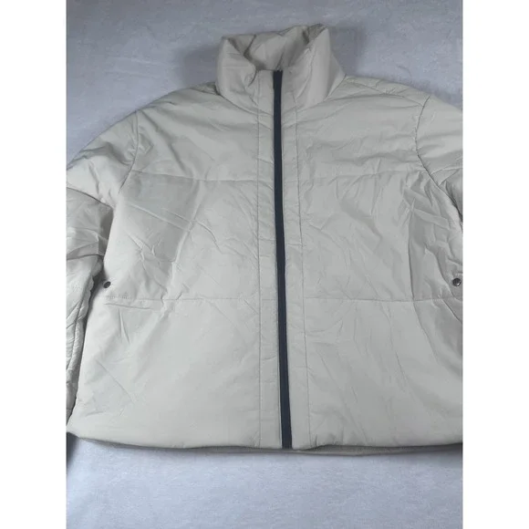 Vuori Jacket Women's Small White Primaloft Insulated Full Zip Puffer Winter Warm - Picture 12 of 16